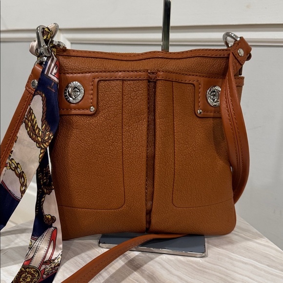 Marc Jacobs Bag Totally Turnlock Brown Leather Crossbody - Picture 4 of 17